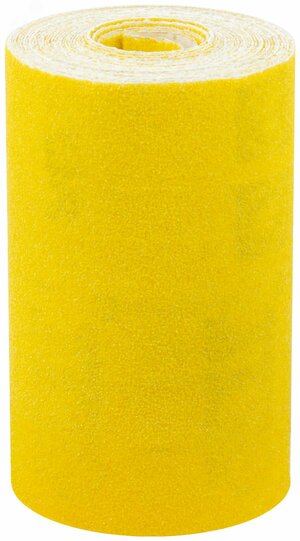 Рулон шлифовальный мини на бумажной основе, алюминий-оксидный абразивный слой 115 мм х 5 м, P40