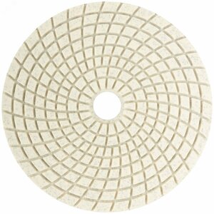 Круг алмазный гибкий шлифовальный АГШК (липучка), влажное шлифование, 125 мм, Р 50