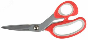 Ножницы »Мастер» изогнутые хозяйственные, двухкомпонентные ручки, 190мм
