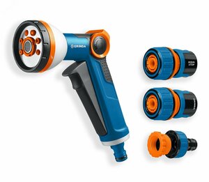 Набор поливочный, PROLine, Х-834, пистолет поливочный X-8, коннектор 3/4, конектор 3/4 с автостопом