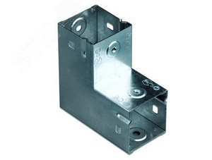 Угол вертикальный вверх 90 50х50 глухой цинк-ламельный