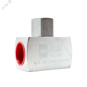 Обратный клапан V YC 179-03-8 DN 8 PN 250 Тмакс.град 200 резьба нерж.сталь