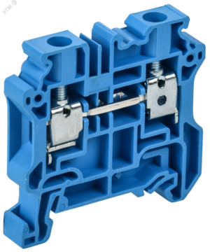 ARMAFIX Колодка клеммная CY6BU винтовая 6мм2 проходная синяя Ex IEK