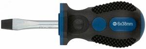 Отвертка »Универсал», CrV сталь, прорезиненная ручка, Профи 6х38 мм SL