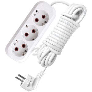 Удлинитель бытовой 3х5м с заземлением 10А У10-554