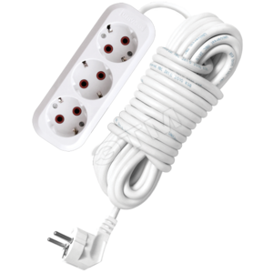 Удлинитель бытовой 3х10м с заземлением 10А У10-554