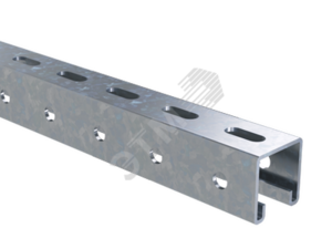 Профиль С-образный 41х41 L=500 толщина 2.5мм