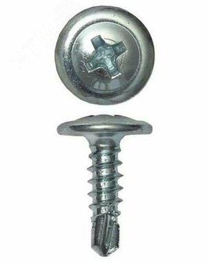 Саморез с пресс-шайбой 4.2×51 со сверлом