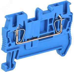 Клемма пружинная КПИ 2в-1,5 17,5А синий