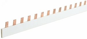 Шина соединительная типа PIN (штырь) 1-фазная 100А (1м)