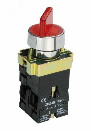 Переключатель LAY5-BK2465 2 положения красный ИЭ