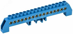 Шина N ноль комбинированный DIN-изолятор типа Стойка ШНИ-8х12-16-КС-С