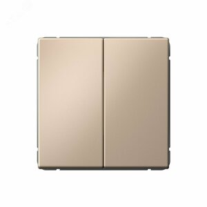 ARTGALLERY 2-клавишный ВЫКЛЮЧАТЕЛЬ, 10АХ, механизм, быстрозажимные клеммы, ПЕСОЧНЫЙ