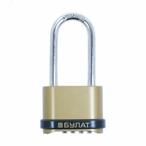 Замок навесной БУЛАТ ВС 564-01 кодовый d=7,5 мм