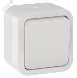 TORS Переключатель одноклавишный 10А IP55 TS301 белый IEK