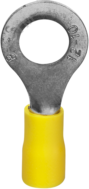 Наконечник кольцевой НКИ 6-8, желтый (50шт/уп.) Navigator