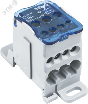 Блок распределительный на DIN-рейку,РБ-80, Navigator