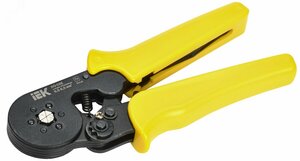 Клещи обжимные 0.5-6мм.кв шестигранный            наконечник-гильза КО-08Е