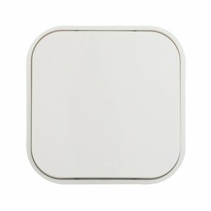 Выключатель 1-клавишный для открытой установки 10Абелый QUTEO