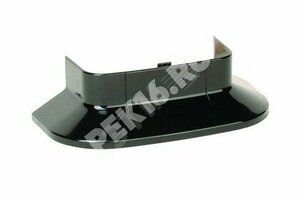 Ввод в стену 110х50мм черный