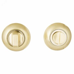 Завертка-фиксатор сантехническая для защелок, замков, задвижек к ручкам АЛЛЮР АРТ BK-R1 SB (3176) золото матовое