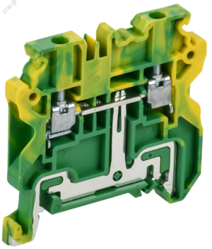 ARMAFIX Колодка клеммная CY2.5 PE винтовая 2,5мм2 проходная заземляющая Ex IEK