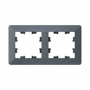 ATLASDESIGN AIR 2-постовая РАМКА, ГРИФЕЛЬ/дымчатый черный