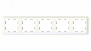 ATLASDESIGN ANTIQUE 5-постовая рамка, универсальная, ЖЕМЧУГ