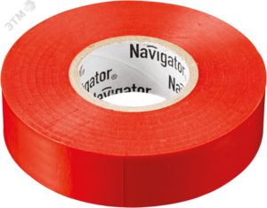 Изолента ПВХ красная 15мм 20м (17351)