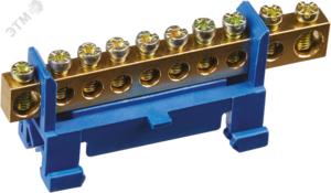 Шина нулевая на DIN-изоляторе тип Стойка NBB-M69-10P/B