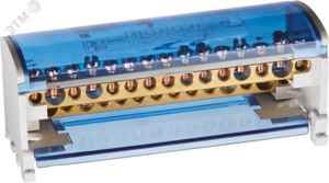 Шина нулевая на DIN-рейку в корпусе 2х15групп