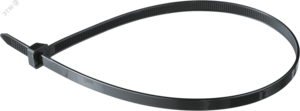 Хомут 400х7.6мм черный нейлон (100шт)