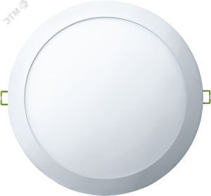 Светильник светодиодный ДВО-24w 4000К 1600Лм slim белый