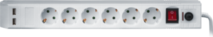 Фильтр сетевой NSP-USB-06-180-ESC-3×1 6 гнезд (1.8м)