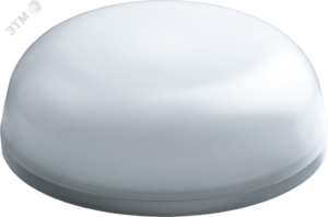 Светильник светодиодный ДБП-12w с оптико-акустическим датчиком 4000K 900Лм круглый пластиковый IP54 белый