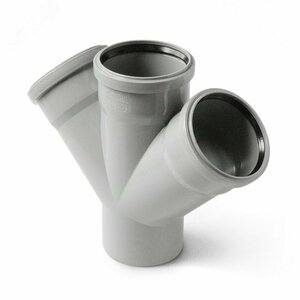 Крестовина одноплоскостная (Полипропилен) 110x110x110/87,5