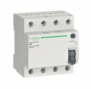 City9 Set Селективный выключатель дифференциального тока (ВДТ/УЗО) 63А 4P 300мА A-S 400В