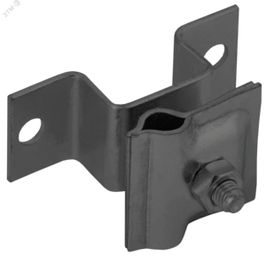 Держатель-зажим соединительный проводника круглого 6-10мм опорный L=30-40мм оцинкованная сталь TD IEK