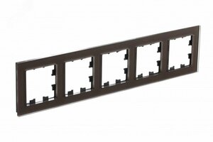 ATLASDESIGN NATURE рамка пятипостовая, ОРГАНИЧЕСКОЕ СТЕКЛО МОККО