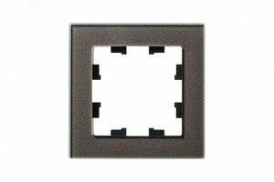 Рамка однопостовая ATLASDESIGN NATURE, СТЕКЛО МОККО