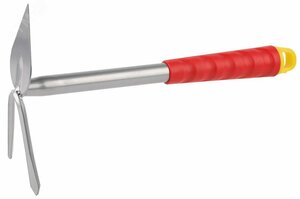 Мотыжка , сердцевидное лезвие, 2 зубца, из углеродистой стали с коннекторной системой, 310 мм