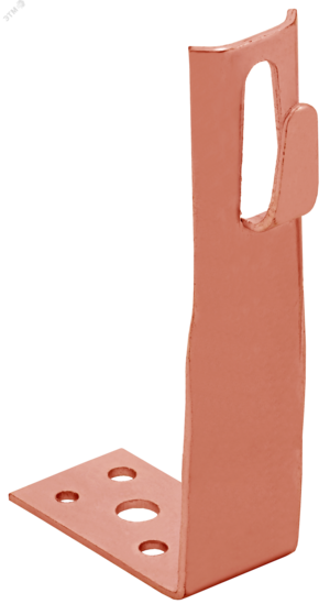 Держатель проводника круглого 6-8мм угловой h=150мм медь IEK