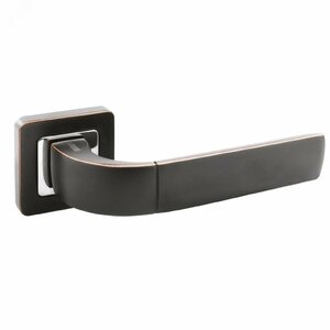 Ручка на квадратной накладке (комплект). АЛЛЮР АРТДЕНИО ORB (2250) тёмная медь