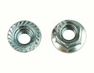 Гайка М10 с насечкой препятствующей откручиванию HDZ