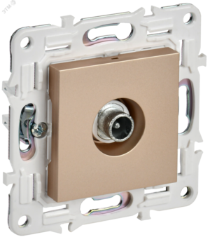 SKANDY Розетка TV проходная SK-A17Sa песочный IEK