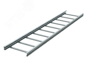 Лоток лестничный 80х700 лонжерон 2мм L=3м цинк-ламельный