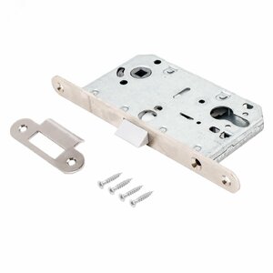 Замок врезной Аллюр АРТ PL 85-50 SN мат.никель ХЕДЕР без ц/м