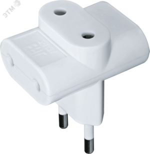 Разветвитель 3 гнезда без заземления NAD-FT-3X-WH