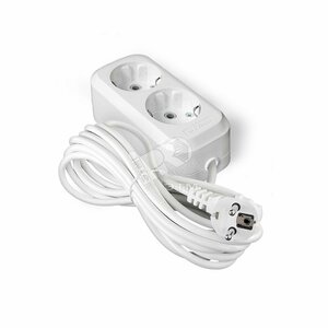 Удлинитель 2х5м Е-302 с заземлением ПВС 3х1