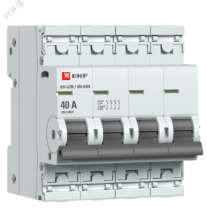Выключатель нагрузки 4P 40А ВН-63N PROxima